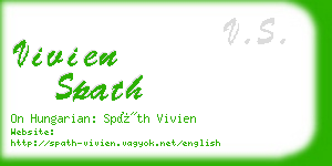 vivien spath business card